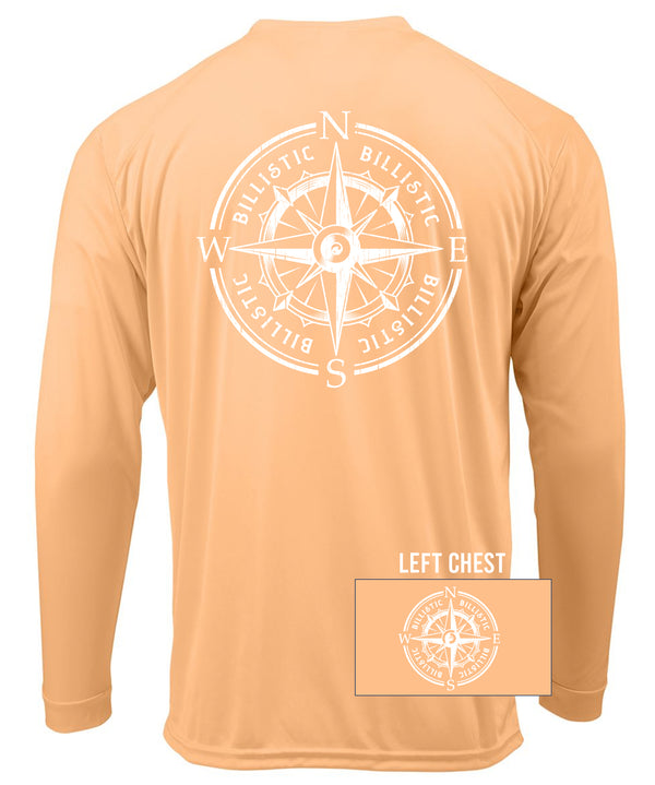 Compass Performance Tee with white ink